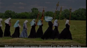 Nun threw icon in river