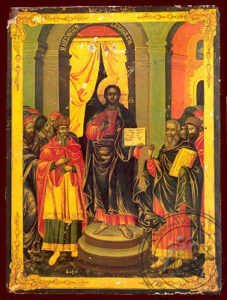 Christ teaching in the Temple Mid-Pentecost