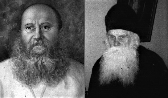 Saint Archimandrite Michael Kostiuk of Kiev (left) and Fr. Peter Savitsky (right)