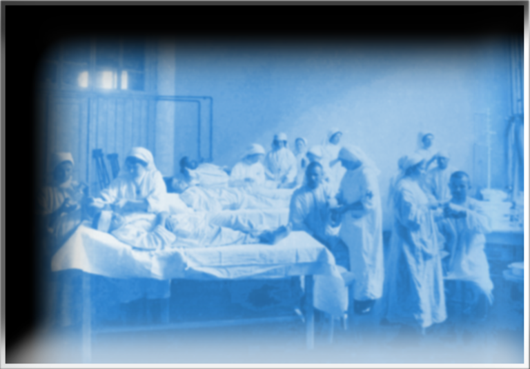 Depiction of a WWI Russian Hospital