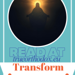 By the Grace of God we are transformed.