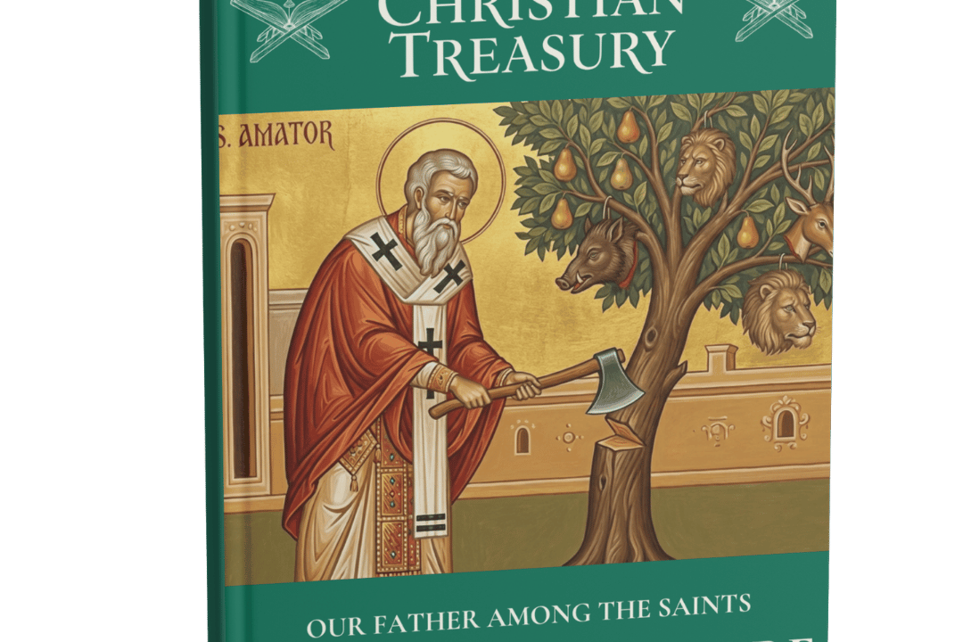 3D Ebook cover for the Life of St. Amator of Auxerre.