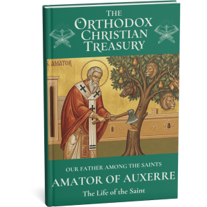 3D Ebook cover for the Life of St. Amator of Auxerre.