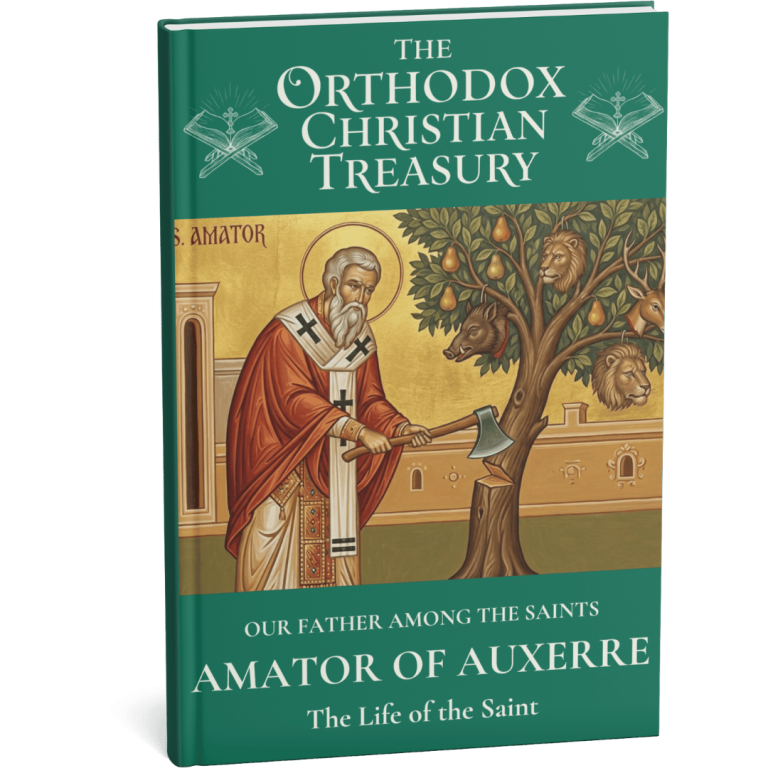 3D Ebook cover for the Life of St. Amator of Auxerre.