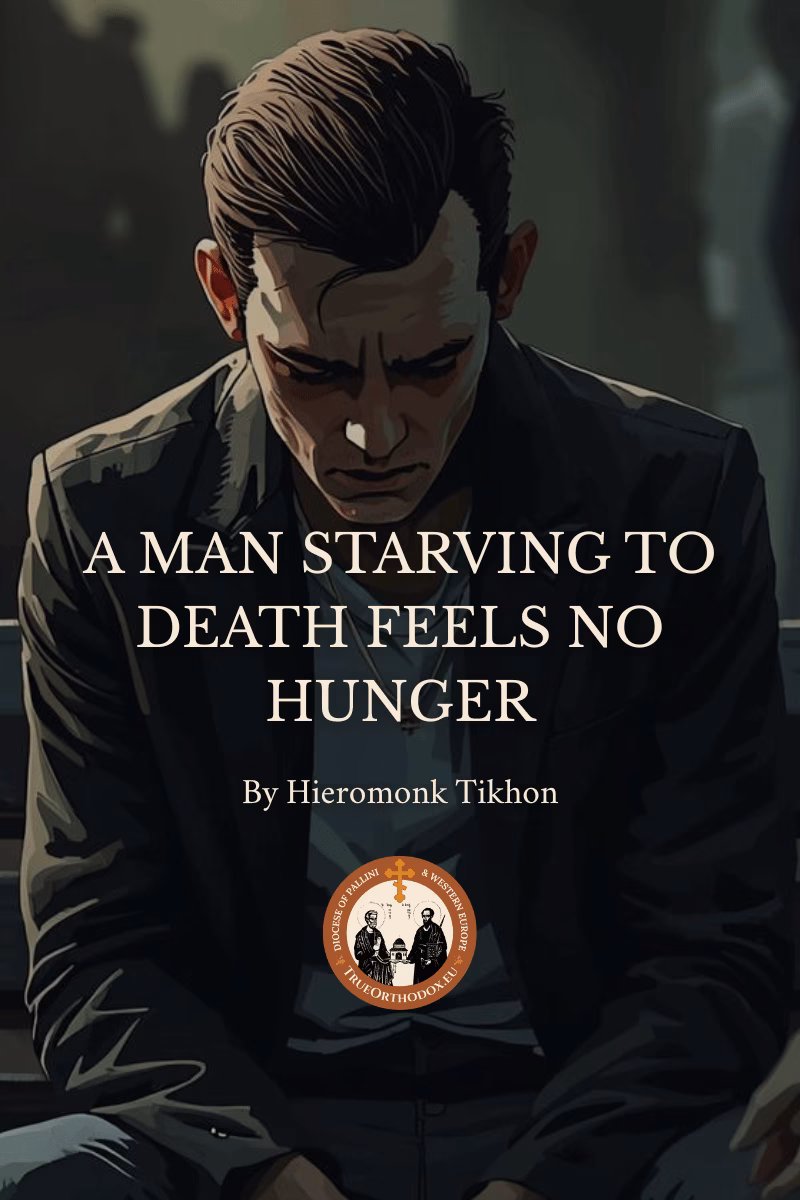 A oil painting of an anorexic man looking dejected.