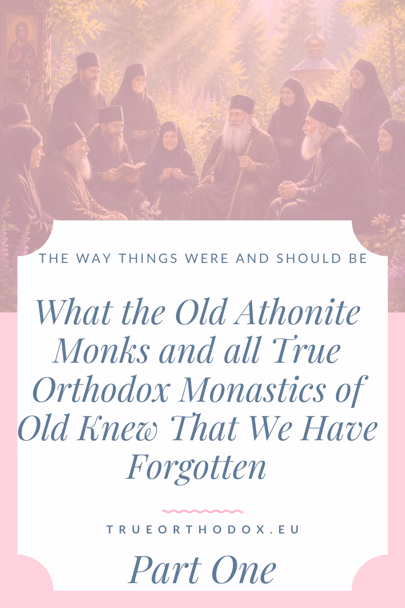 Monastics of old